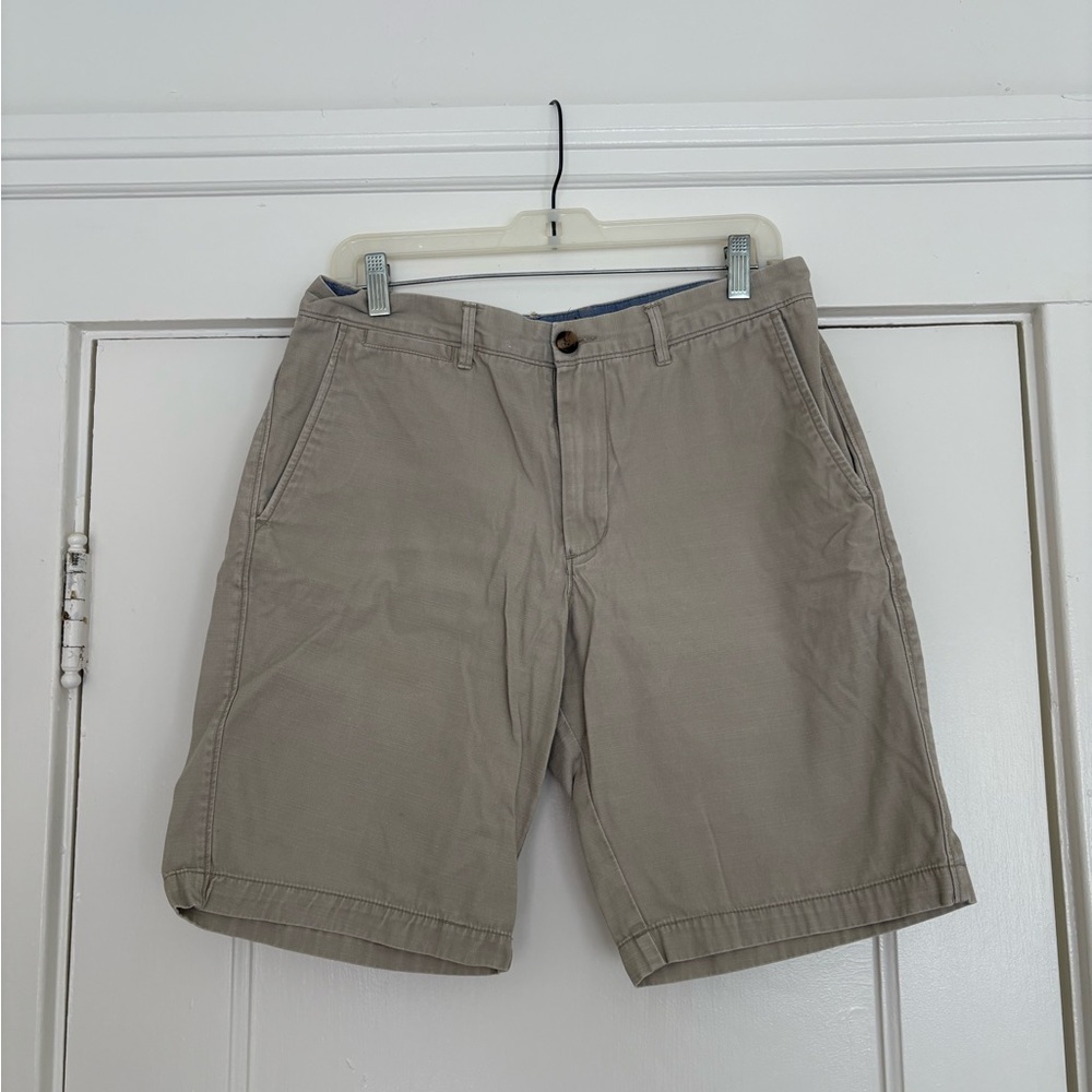 Merona Tan Flat Front Shorts